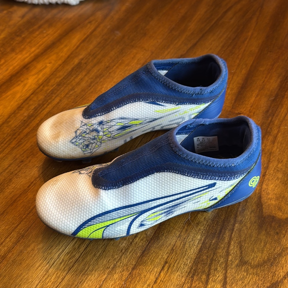 Puma Kids Shoes in Blue and White